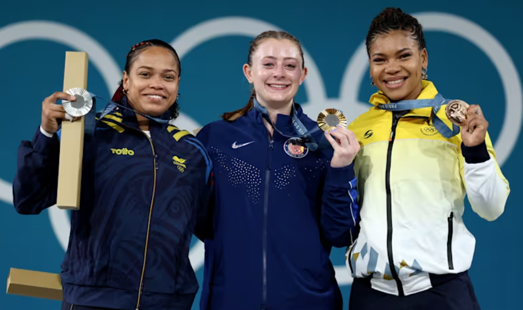 Paris 2024 Weightlifting: Olivia Reeves of the USA Wins Gold in Women’s 71kg and Sets Olympic Record