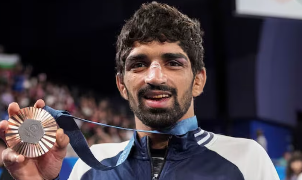 Aman Sehrawat Wins Bronze in Wrestling at Paris 2024, Becomes India’s Youngest Olympic Medalist