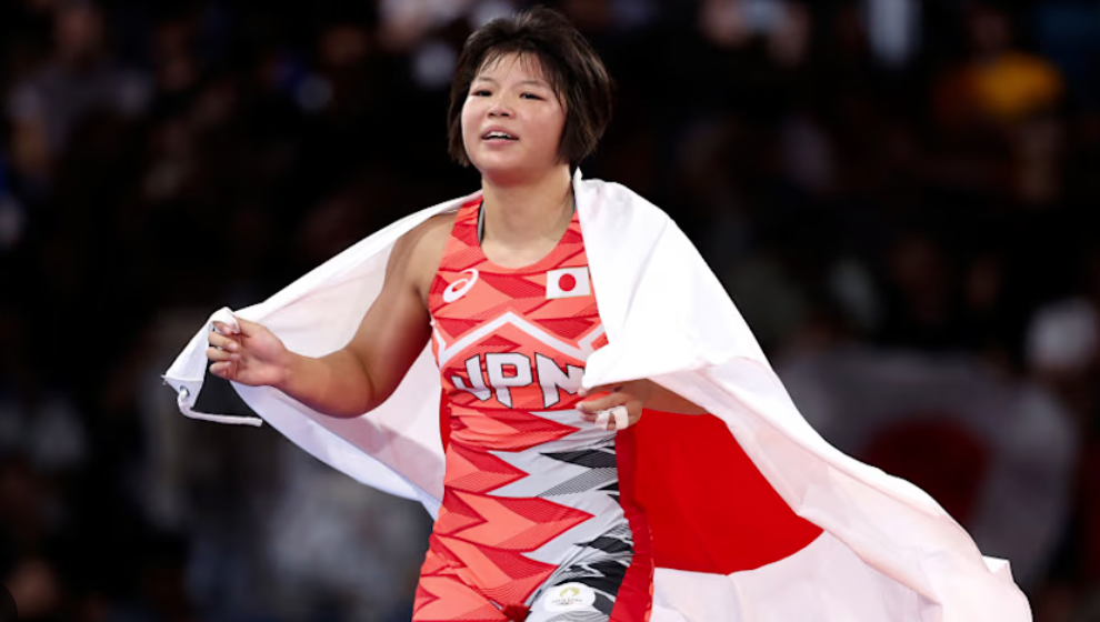 Japan's Sakurai Tsugumi Wins Gold in Women's Freestyle 57kg at Paris 2024