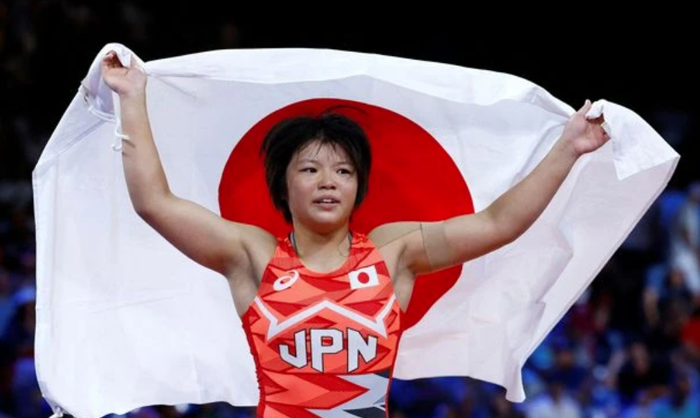 Japan's Sakurai Tsugumi Wins Gold in Women's Freestyle 57kg at Paris 2024