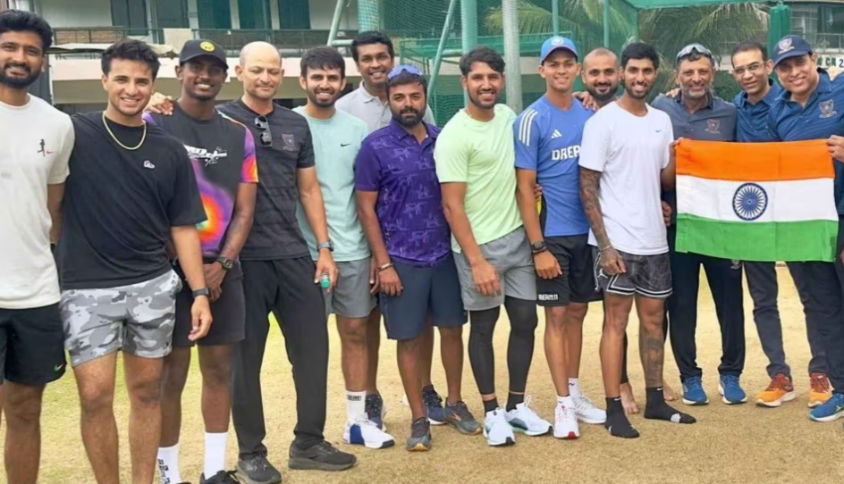 Khaleel, Abhishek Sharma, Jaiswal, and Others Celebrate Independence Day with NCA Coaching Staff