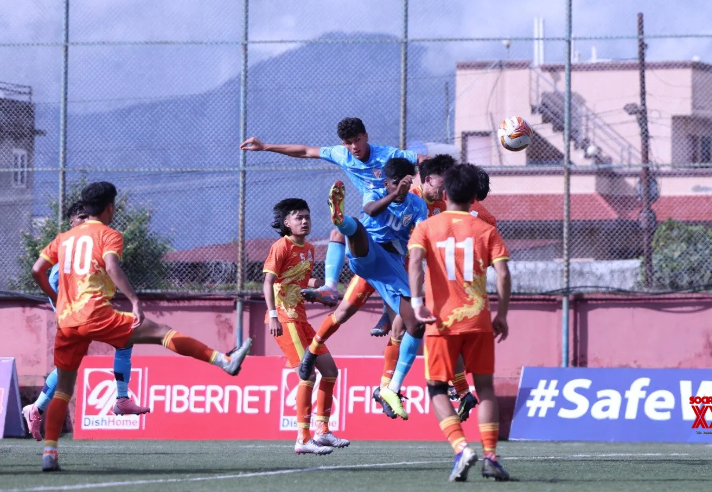 Nine-Man India Starts SAFF U20 Championship 2024 with Win Over Bhutan