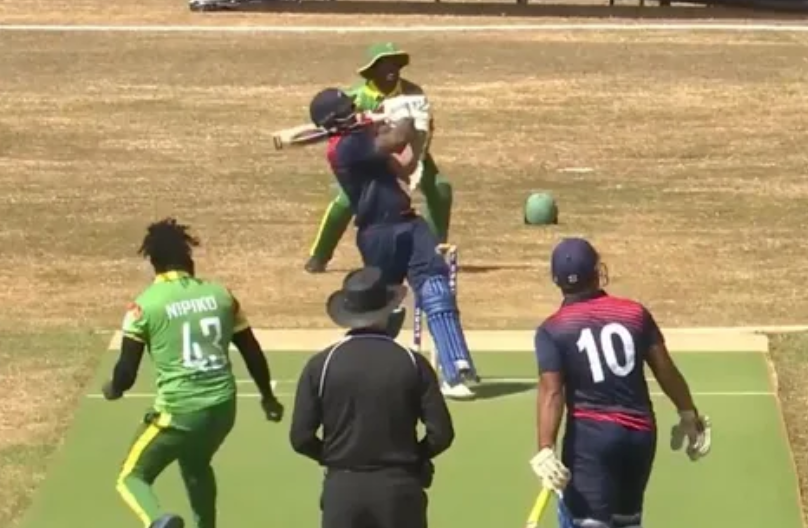 Samoa's Darius Visser sets men's T20I record with 39 runs in one over