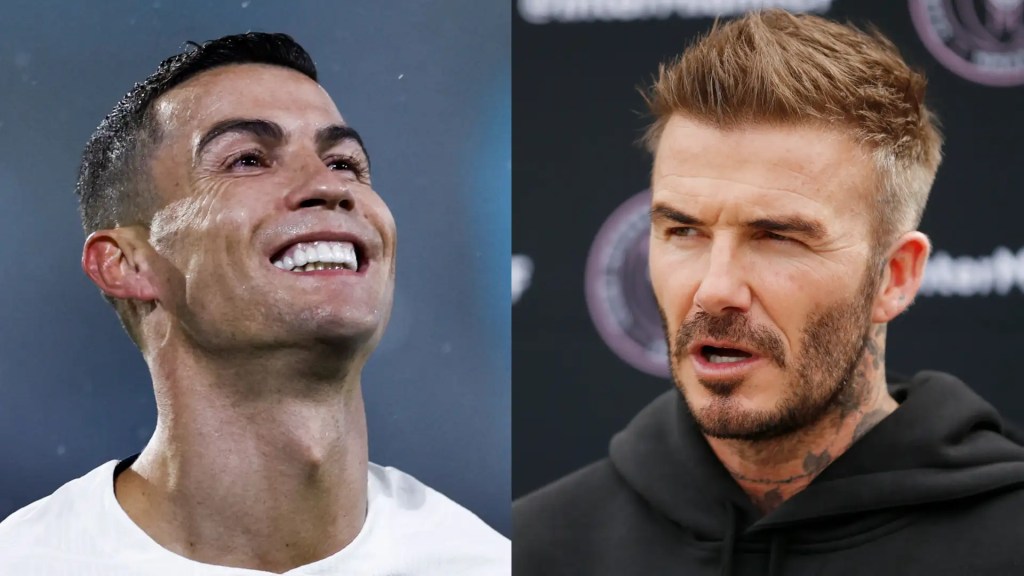 Cristiano Ronaldo and David Beckham