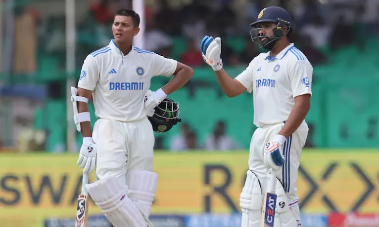 Yashasvi Jaiswal's Quick Fifty Leads India to Fastest Team 100 in Men's Test Cricket