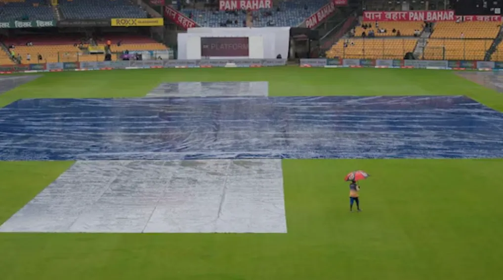 First Day of Bengaluru Test Washes Out Due to Rain