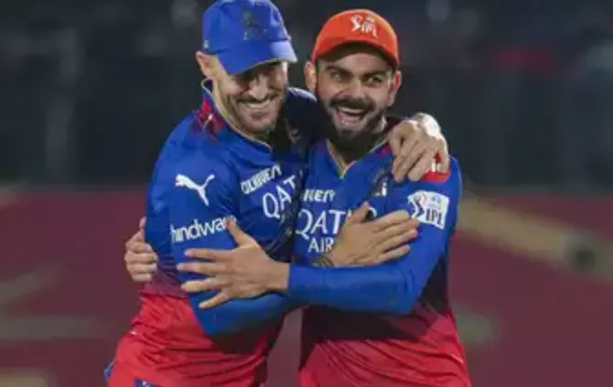 RCB to Keep 40-Year-Old Faf Du Plessis, Virat Kohli, and Siraj for IPL 2025 - Reports