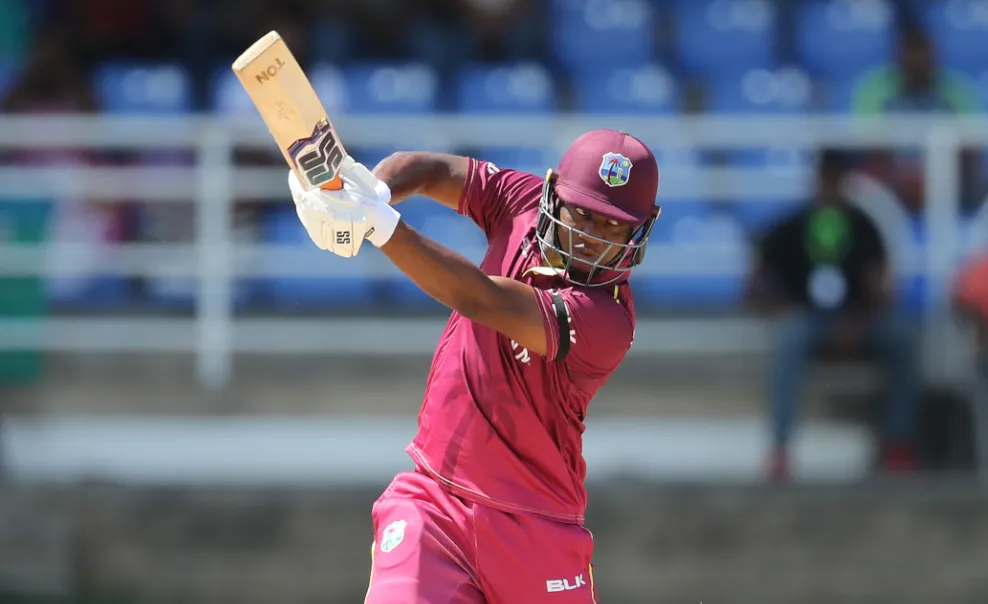Evin Lewis' big hits, Gudakesh Motie's four-wicket haul lead West Indies to a commanding victory