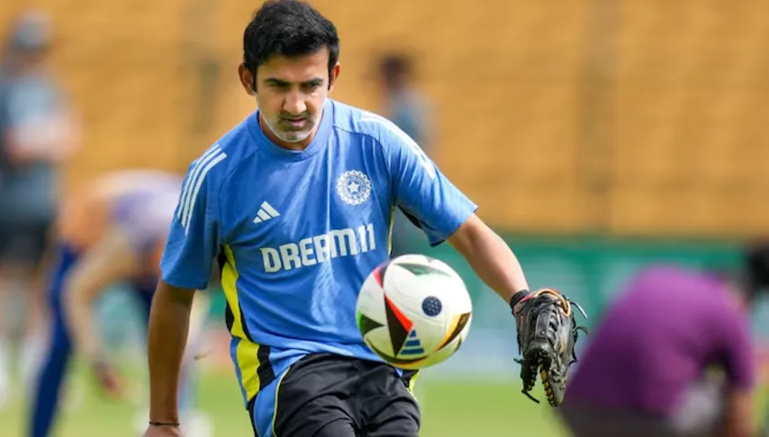 Gambhir Joins Team India in Adelaide for 2nd Test Against Australia