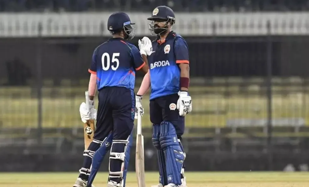 Bhanu Pania's Explosive 134 Leads Baroda to Record-Breaking Win in SMAT 2024