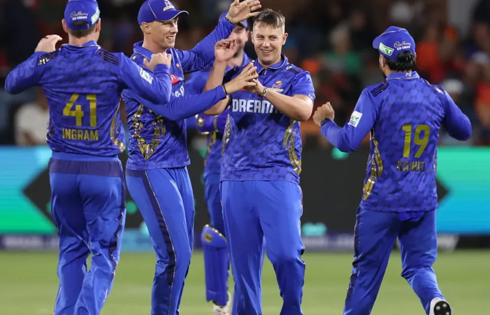 Delano Potgieter Stars with Five-Wicket Haul in MI Cape Town's Victory Over Sunrisers