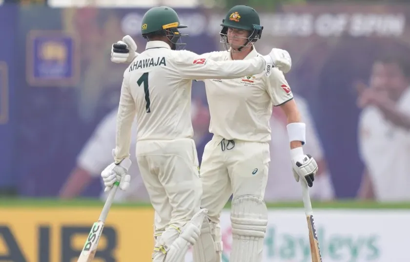 Khawaja and Smith’s unbeaten centuries put Australia in control in Galle