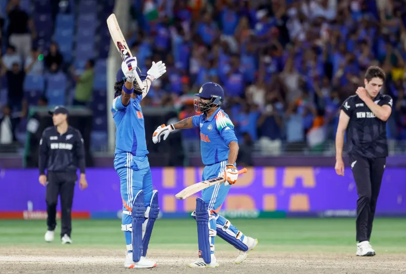 Rohit, Rahul, and spinners guide India to third Champions Trophy win