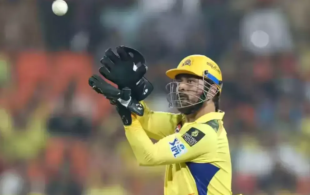 MS Dhoni Creates IPL History with 150th Catch as Wicketkeeper