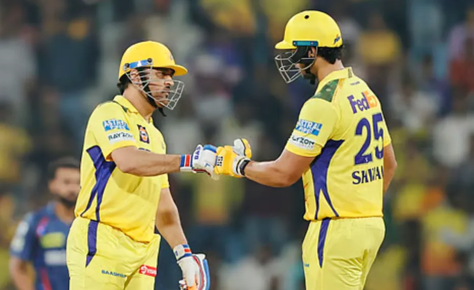 Dhoni and Dube Rescue CSK with Thrilling Chase Win