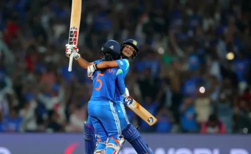 India make history as Rodrigues and Harmanpreet stop Australia’s winning streak