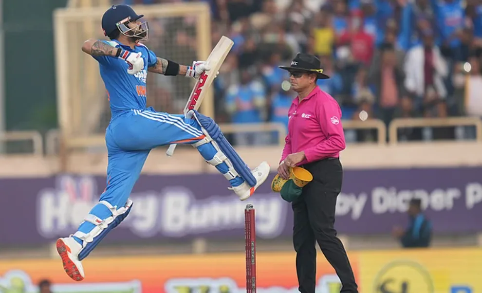 Kohli, Harshit and Kuldeep shine as India go 1-0 ahead