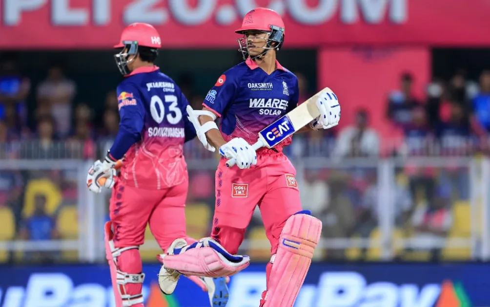 RR Beat MI by 27 Runs in Rain-Shortened Thriller