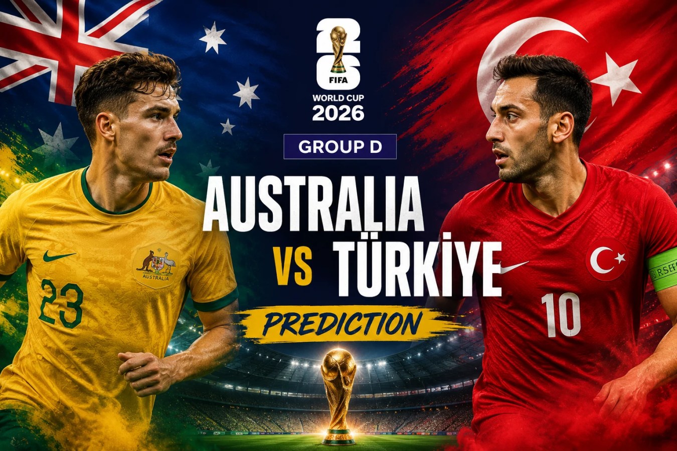 Australia vs Türkiye – WC 2026 Group D Prediction