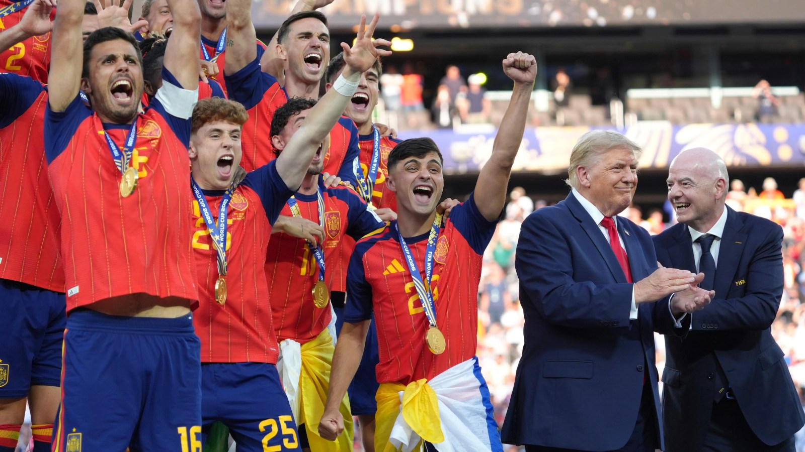 Gianni Infantino during the World Cup 2026 boycott threat dispute over FIFA's private investment plan