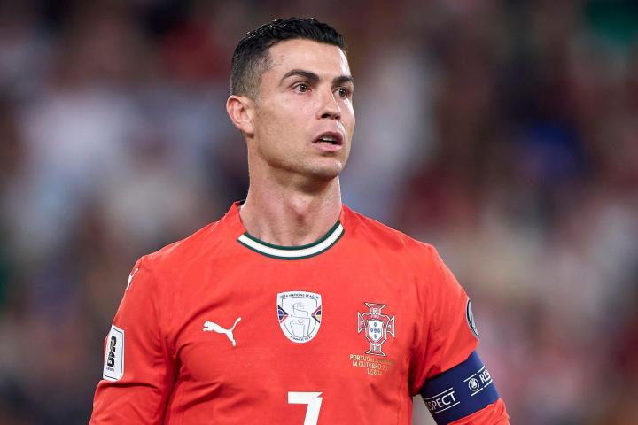 Cristiano Ronaldo with Portugal during the 2026 FIFA World Cup amid unconfirmed retirement speculation