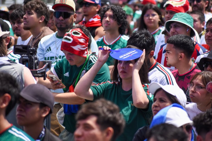 2026 FIFA World Cup players pause during a mandatory hydration break in extreme heat