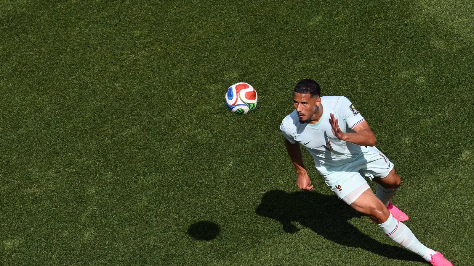 William Saliba with France during the 2026 World Cup as Arsenal's tournament workload comes into focus