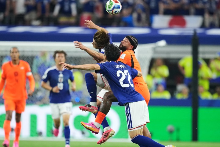 Kaishu Sano of Japan during the World Cup 2026 Round of 32 match against Brazil