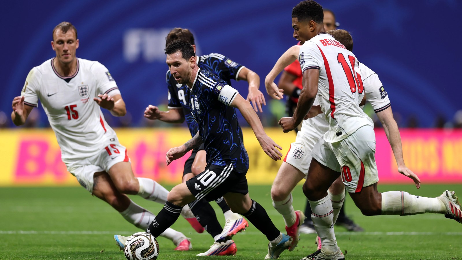 Lionel Messi during Argentina's World Cup 2026 match against England