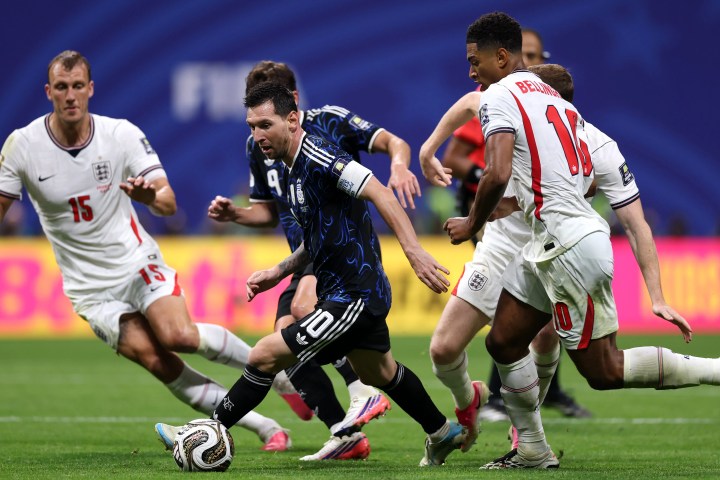 Lionel Messi during Argentina's World Cup 2026 match against England