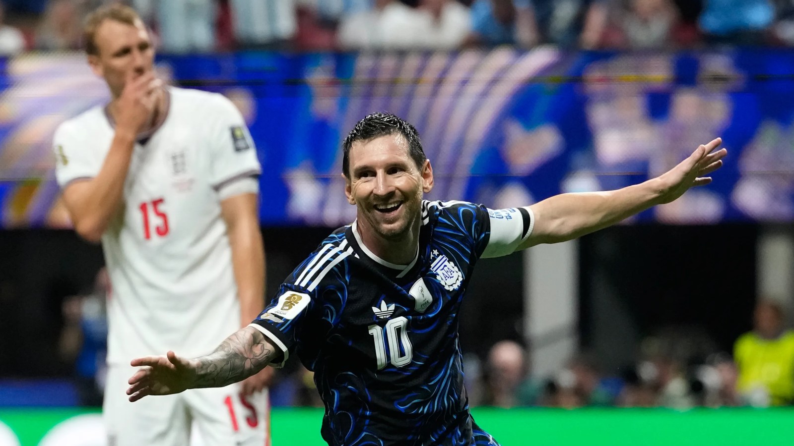Lionel Messi with Argentina ahead of the FIFA World Cup 2026 final against Spain