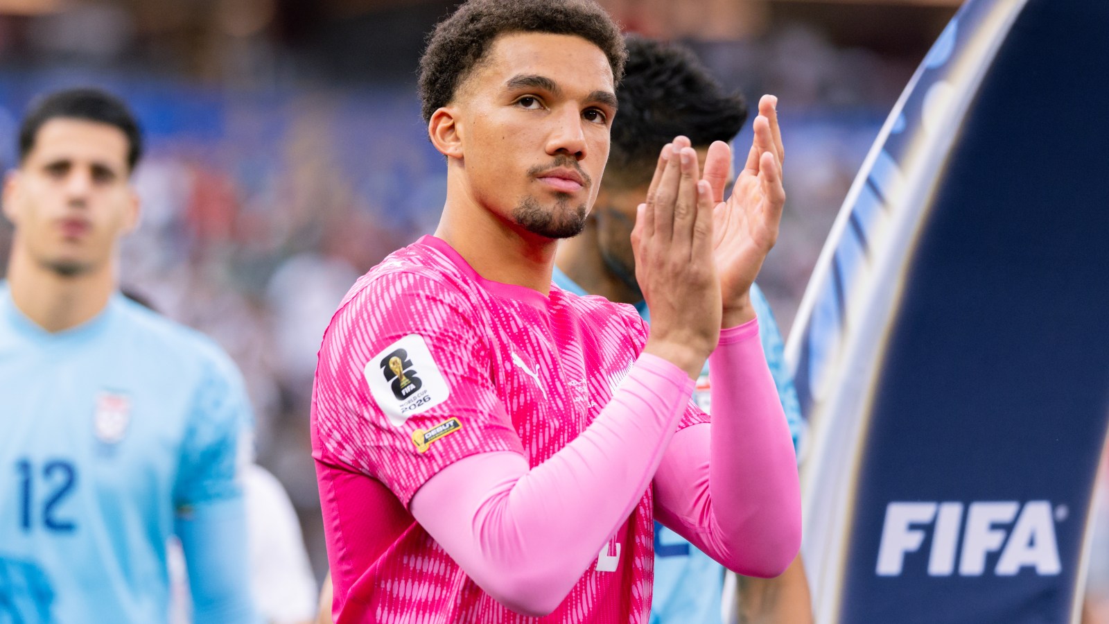 Elijah Just during a match amid unverified Swansea transfer speculation