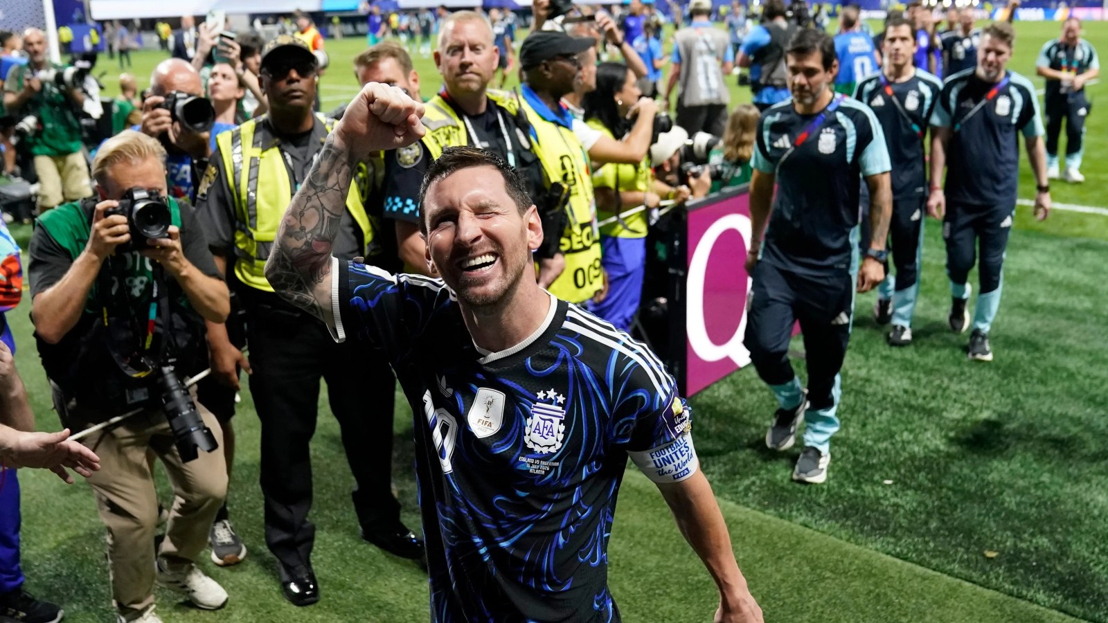 Lionel Messi and Lamine Yamal ahead of the Spain vs Argentina FIFA World Cup 2026 final