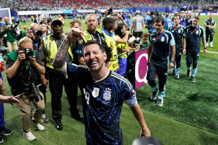 Lionel Messi and Lamine Yamal ahead of the Spain vs Argentina FIFA World Cup 2026 final