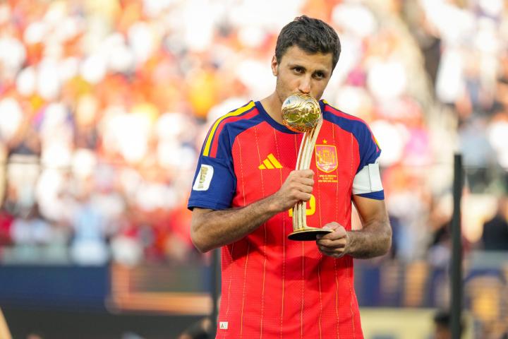 Rodri of Spain during World Cup 2026 action amid Real Madrid transfer interest