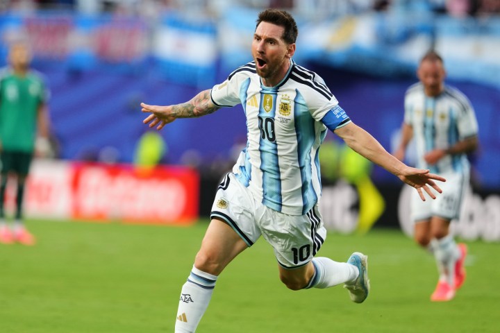 Lionel Messi with Argentina during the World Cup 2026 build-up amid uncertainty over a possible friendly against Mexico