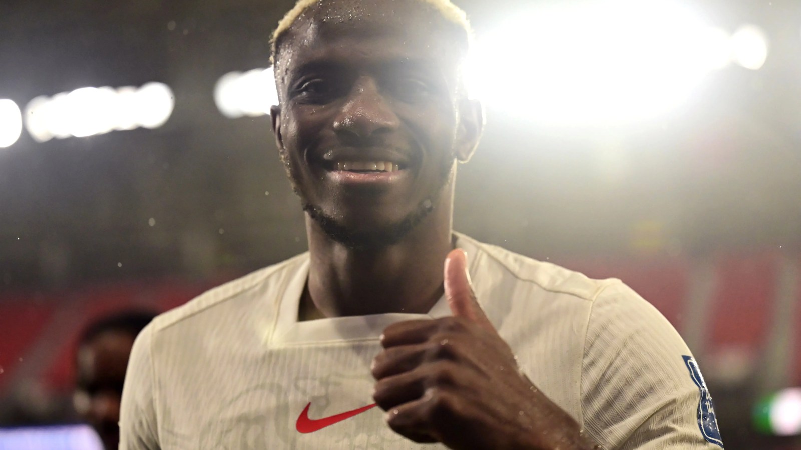 Victor Osimhen with Nigeria after the Super Eagles missed qualification for FIFA World Cup 2026